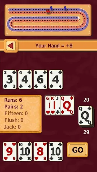 Cribbage (Криббидж)  [МОД Menu] Screenshot 3