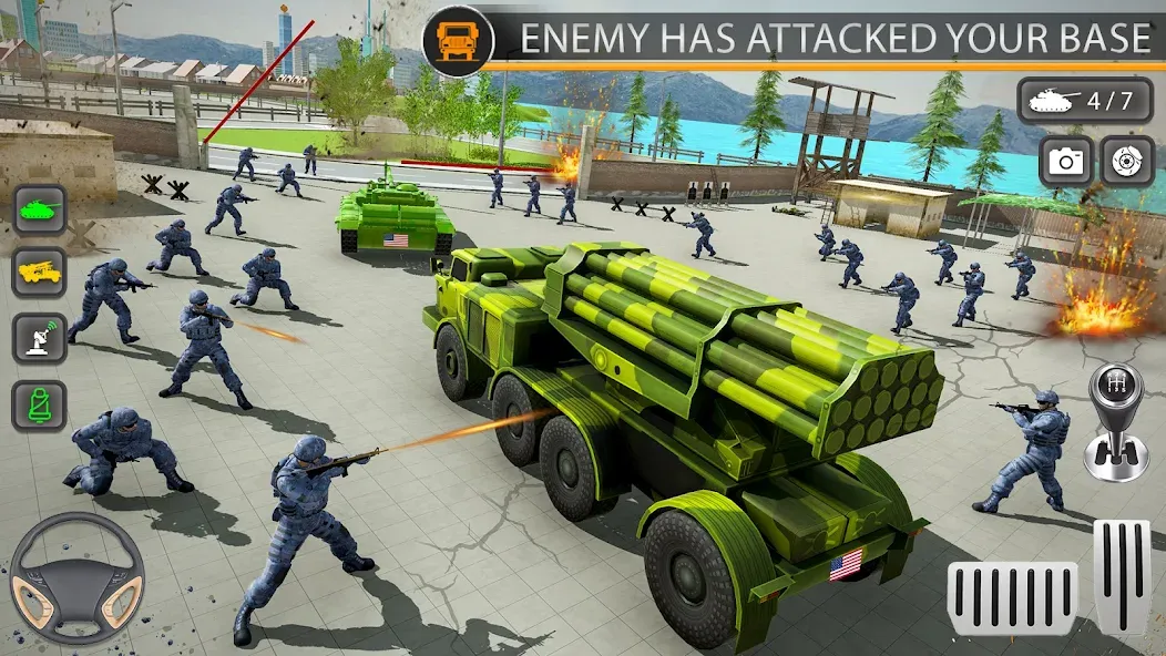 Army Transport Military Games  [МОД Бесконечные деньги] Screenshot 1