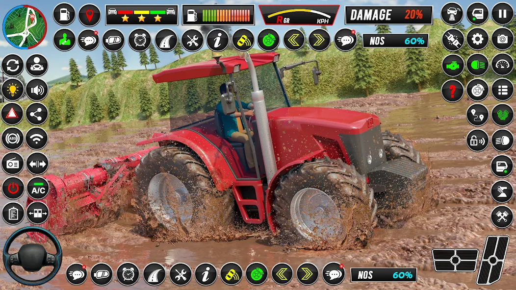 Indian Tractor Games Simulator  [МОД Mega Pack] Screenshot 1