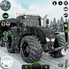 Скачать взломанную Indian Tractor Games Simulator  [МОД Mega Pack] - последняя версия apk на Андроид