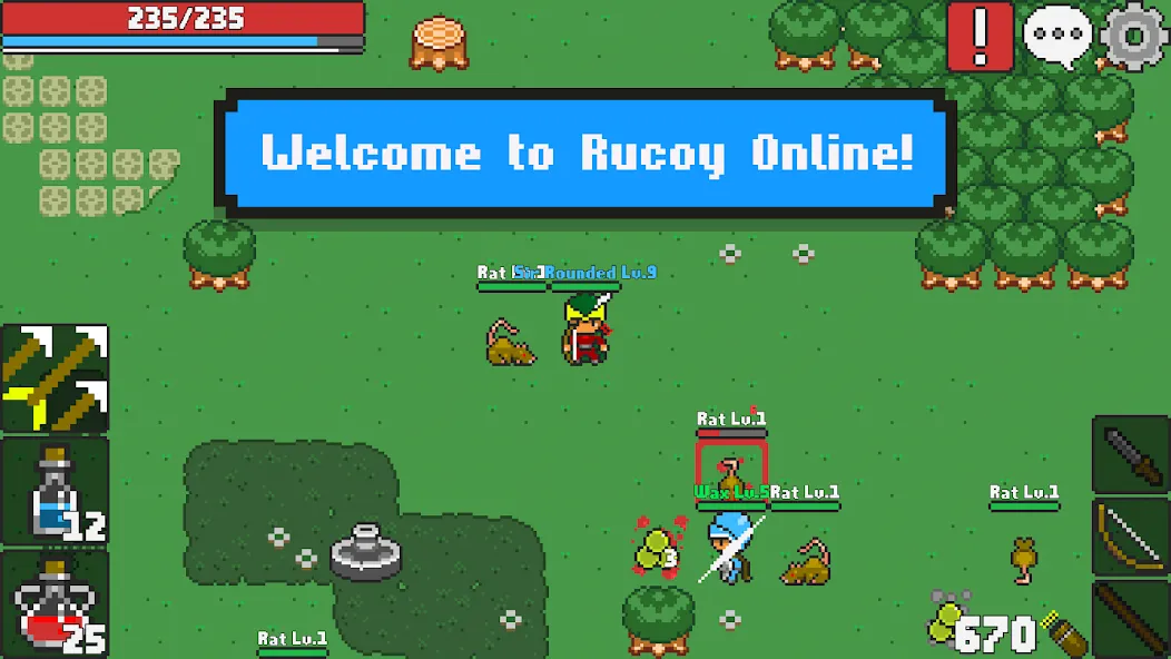 Rucoy Online - MMORPG MMO RPG (Рукой Онлайн)  [МОД Бесконечные деньги] Screenshot 1