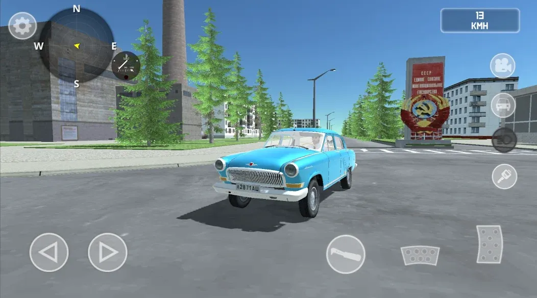 SovietCar: Simulator (оветКар)  [МОД Unlocked] Screenshot 2