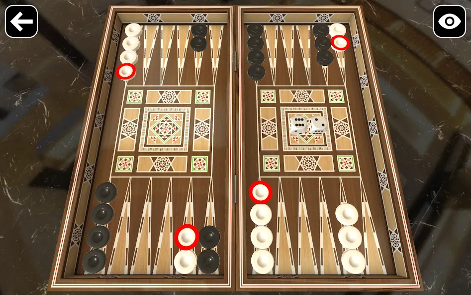 Original Backgammon  [МОД Много монет] Screenshot 1