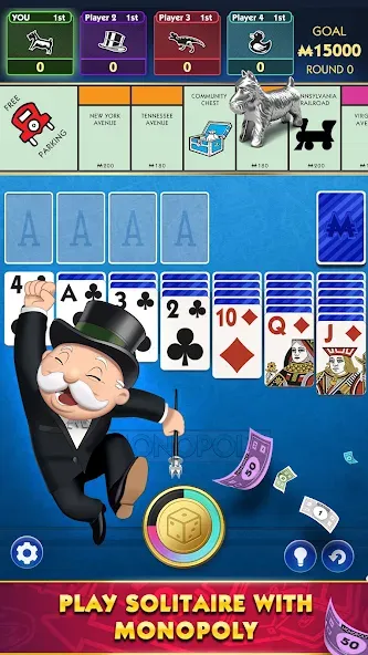 MONOPOLY Solitaire: Card Games (Монополия Солитер)  [МОД Все открыто] Screenshot 1