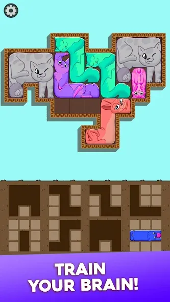 Block Puzzle Cats (Блок Пазл Кошки)  [МОД Много денег] Screenshot 4