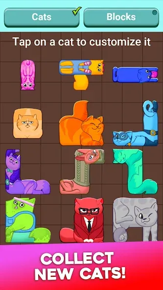 Block Puzzle Cats (Блок Пазл Кошки)  [МОД Много денег] Screenshot 5