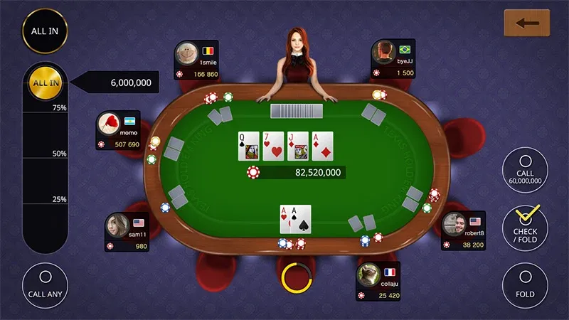 Texas holdem poker king  [МОД Unlocked] Screenshot 1