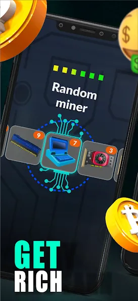 Merge Crypto Miner: Earn Money (Мердж Крипто Майнер)  [МОД Все открыто] Screenshot 2