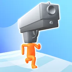 Взломанная Gun Head Run (Ган Хэд Ран)  [МОД Unlocked] - стабильная версия apk на Андроид