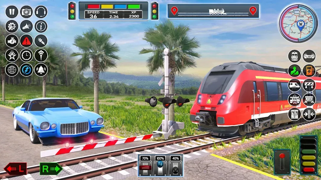 City Train Game 3d Train games  [МОД Много монет] Screenshot 4