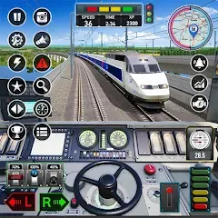 Скачать взломанную City Train Game 3d Train games  [МОД Много монет] - последняя версия apk на Андроид