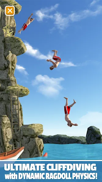 Flip Diving (Флип дайвинг)  [МОД Mega Pack] Screenshot 1