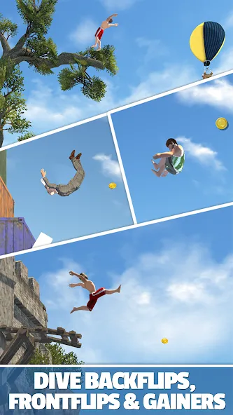 Flip Diving (Флип дайвинг)  [МОД Mega Pack] Screenshot 2