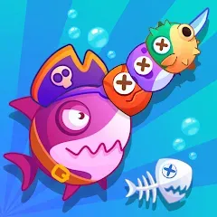 Взлом Sword Shark.io - Hungry Shark  [МОД Много монет] - стабильная версия apk на Андроид