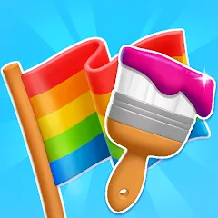 Скачать взломанную Flag Painters (Флаг Пэйнтерс)  [МОД Unlocked] - стабильная версия apk на Андроид