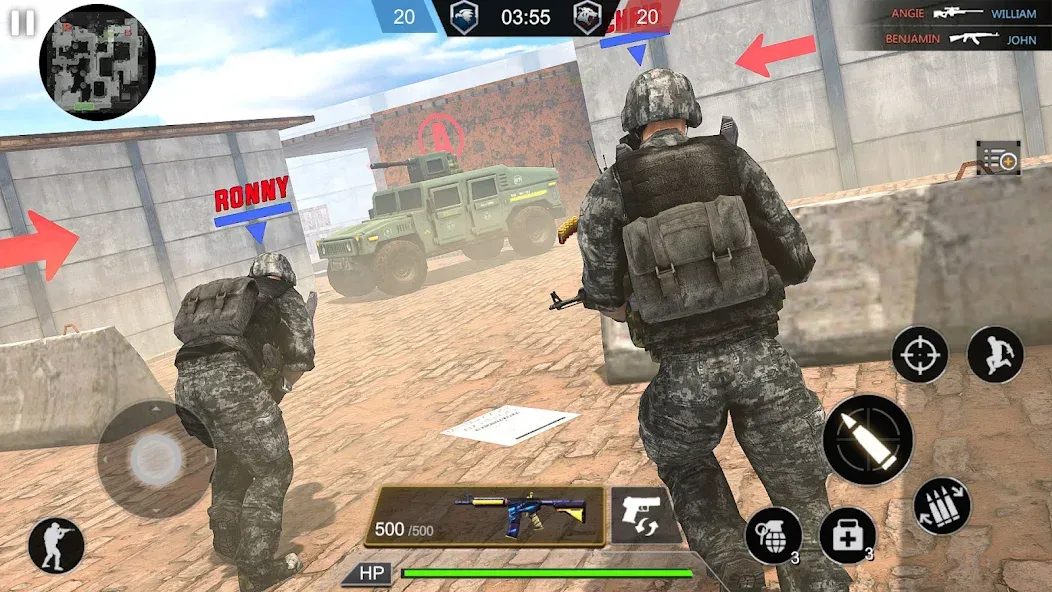 Army Commando Shooting Games  [МОД Mega Pack] Screenshot 3