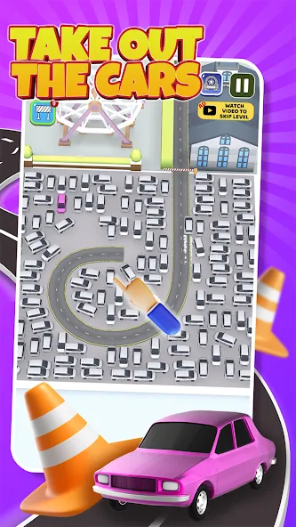 Parking Jam: Car Parking Games (Паркинг Джем)  [МОД Много монет] Screenshot 5