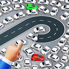 Скачать взлом Parking Jam: Car Parking Games (Паркинг Джем)  [МОД Много монет] - полная версия apk на Андроид