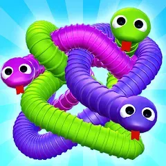 Скачать взлом Tangled Snakes Puzzle Game (Танглед Снейк 3Д)  [МОД Unlimited Money] - полная версия apk на Андроид