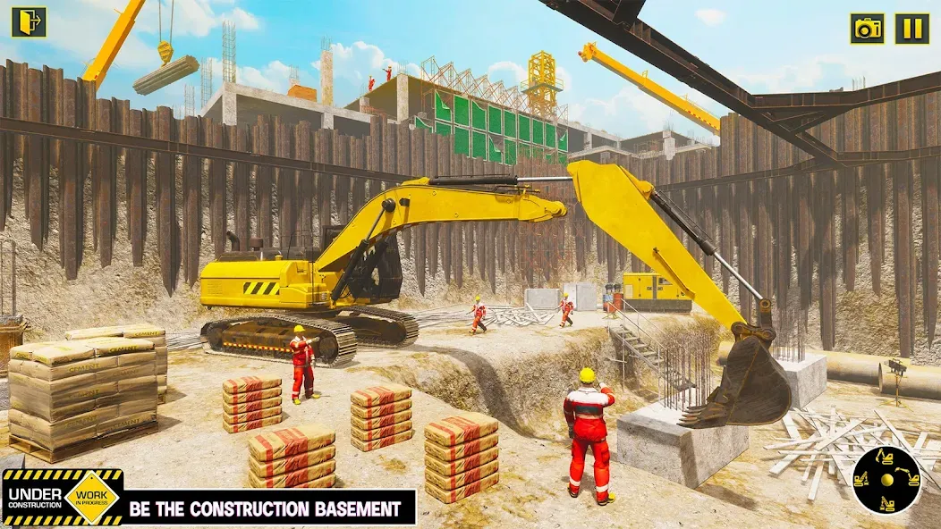 Excavator Simulator Crane Game (Экскаватор Симулятор Кран Игра)  [МОД Бесконечные деньги] Screenshot 3