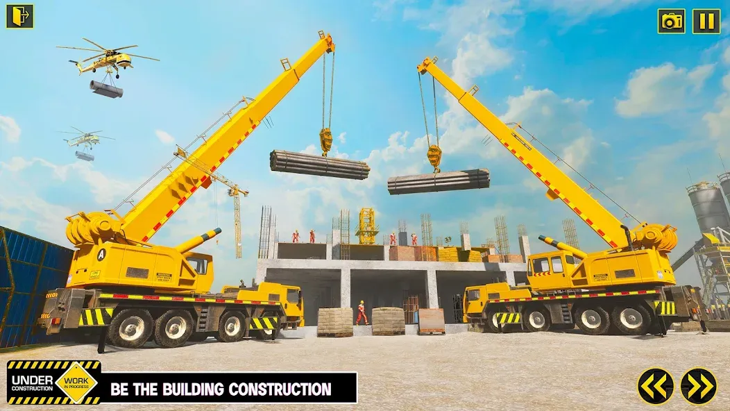 Excavator Simulator Crane Game (Экскаватор Симулятор Кран Игра)  [МОД Бесконечные деньги] Screenshot 4