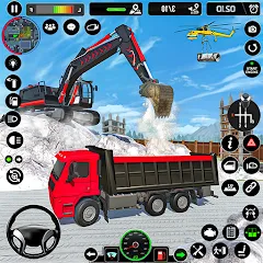 Взломанная Excavator Simulator Crane Game (Экскаватор Симулятор Кран Игра)  [МОД Бесконечные деньги] - последняя версия apk на Андроид