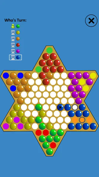 Chinese Checkers Touch (Китайские шашки Тач)  [МОД Бесконечные монеты] Screenshot 3