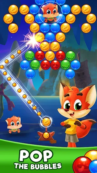 Bubble Friends Bubble Shooter  [МОД Много денег] Screenshot 1