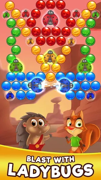 Bubble Friends Bubble Shooter  [МОД Много денег] Screenshot 4