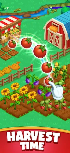 Farm Blast - Merge & Pop  [МОД Бесконечные деньги] Screenshot 5