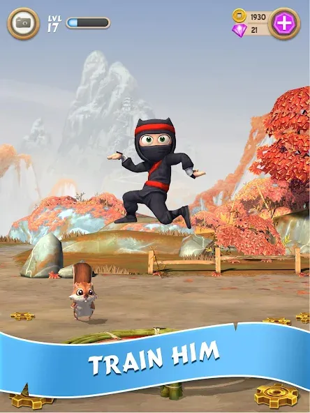 Clumsy Ninja (Кламзи Ниндзя)  [МОД Бесконечные монеты] Screenshot 2