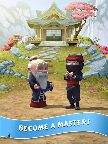 Clumsy Ninja (Кламзи Ниндзя)  [МОД Бесконечные монеты] Screenshot 4