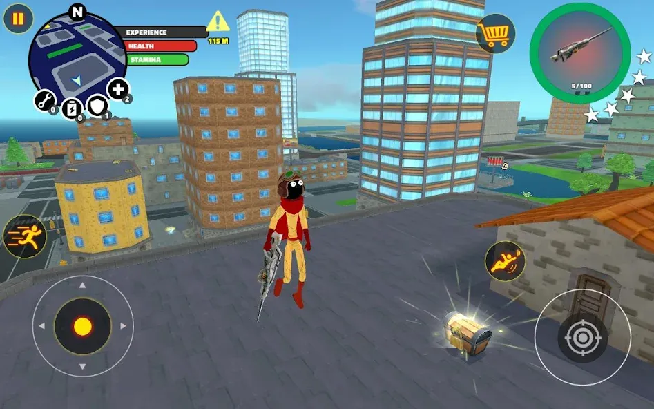 Stick Superhero  [МОД Unlocked] Screenshot 1