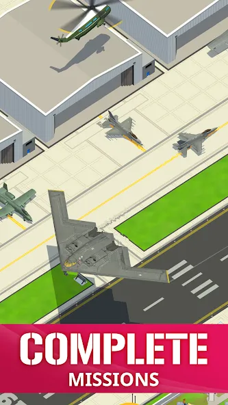 Idle Air Force Base (Айдл Эйр Форс Базе)  [МОД Много монет] Screenshot 5