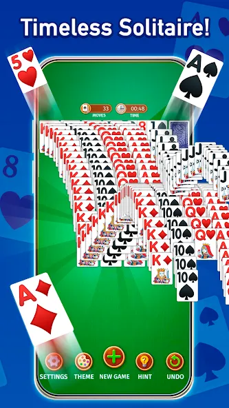 Solitaire: Classic Card Game (Клондайк Солитер)  [МОД Бесконечные монеты] Screenshot 3