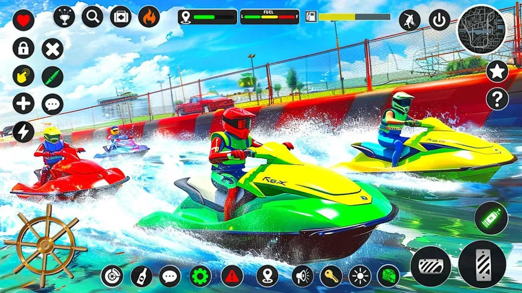 Jetski Boat Racing: Boat Games (Джетски Гонки на лодках)  [МОД Mega Pack] Screenshot 2