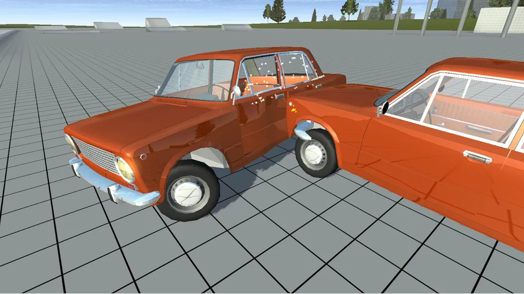 Simple Car Crash Physics Sim (Симулятор физики простого автомобильного столкновения)  [МОД Unlimited Money] Screenshot 3