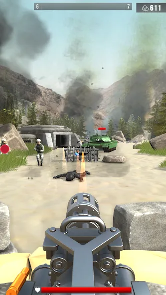 Infantry Attack: War 3D FPS (Инфантерийская атака)  [МОД Unlimited Money] Screenshot 2