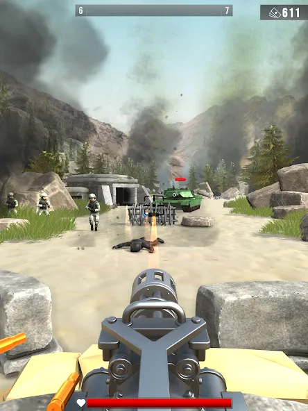 Infantry Attack: War 3D FPS (Инфантерийская атака)  [МОД Unlimited Money] Screenshot 5