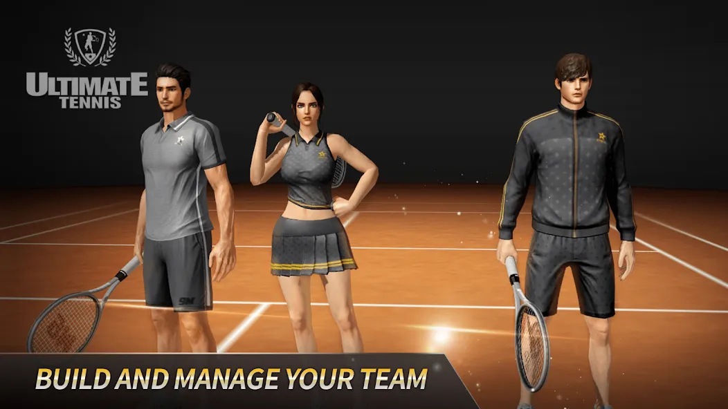 Ultimate Tennis: 3D online spo (Ультимейт Теннис)  [МОД Много денег] Screenshot 2