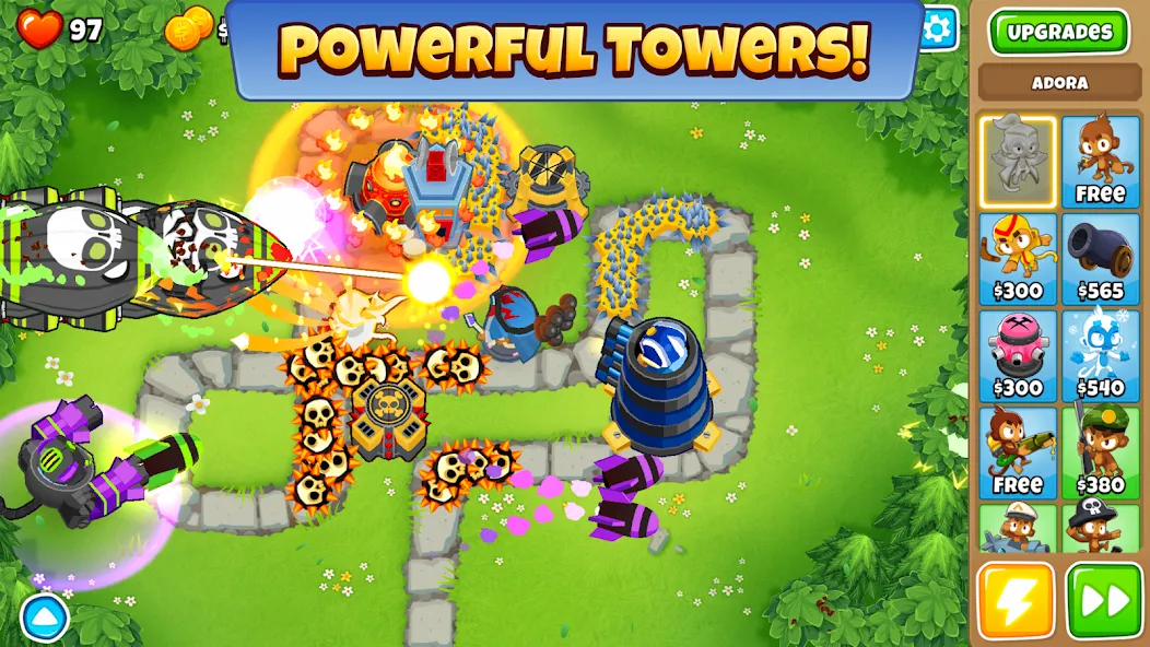 Bloons TD 6 (Блунс ТД 6)  [МОД Unlocked] Screenshot 2