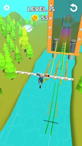 Stunt Rails (тант Рэйлз)  [МОД Menu] Screenshot 2