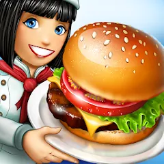 Взломанная Cooking Fever: Restaurant Game  [МОД Unlocked] - последняя версия apk на Андроид