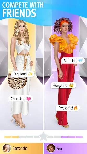 Pocket Styler: Fashion Stars (Покет Стайлер)  [МОД Бесконечные монеты] Screenshot 1