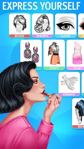 Pocket Styler: Fashion Stars (Покет Стайлер)  [МОД Бесконечные монеты] Screenshot 4