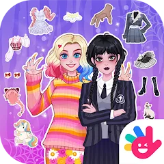 Скачать взломанную YoYa: Dress Up Fashion Girl (ЙоЯ)  [МОД Меню] - стабильная версия apk на Андроид