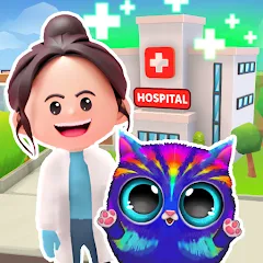 Взломанная Cute Animals: Pet Doctor (Мрдж Кьют Энималс)  [МОД Все открыто] - стабильная версия apk на Андроид