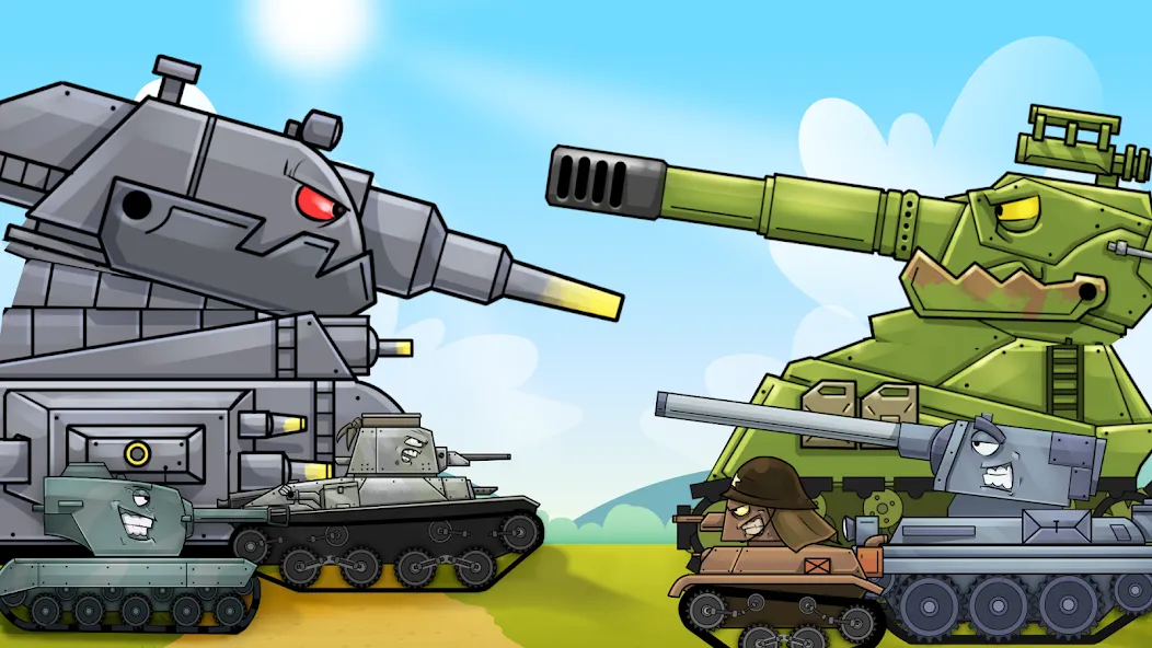 Merge Master Tanks: Tank wars (Мерж Танки)  [МОД Много монет] Screenshot 1