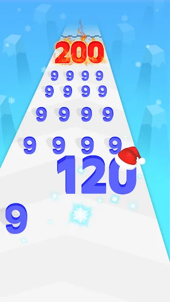 Number Merge: Run Master 3D (Намбер Мердж)  [МОД Бесконечные монеты] Screenshot 2