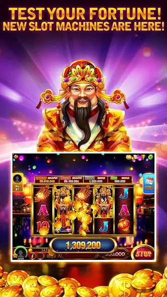 Cash Bay Casino - Slots game (Кэш Бэй Казино)  [МОД Menu] Screenshot 2